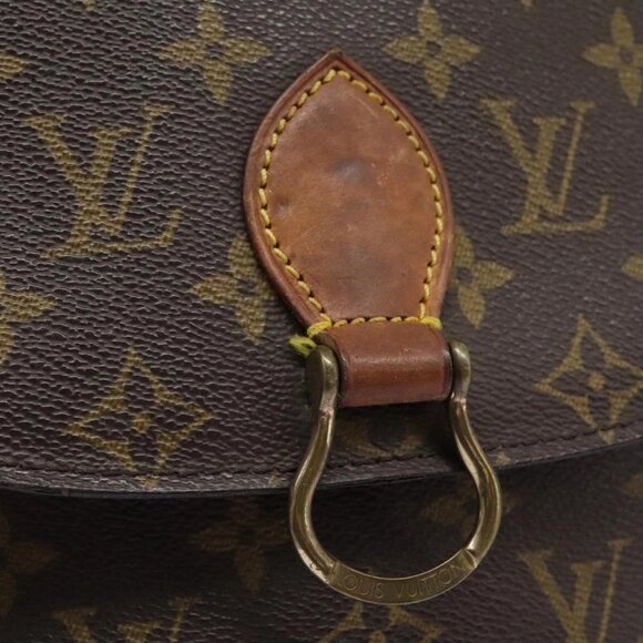 LOUIS VUITTON Monogram Saint Cloud MM Shoulder Bag M51243 LV Auth 119805 - Picture 12 of 16